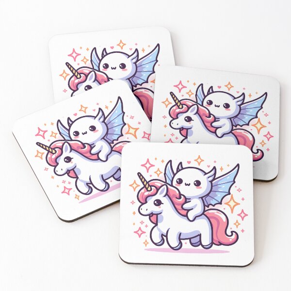 Item preview, Kawaii Sparkling Banshee Riding On Sparkling Unicorn designed and sold by CanvasCutie.