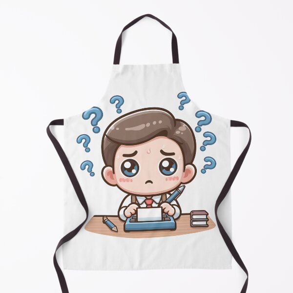 Item preview, Kawaii Writer With Question Mark designed and sold by CanvasCutie.