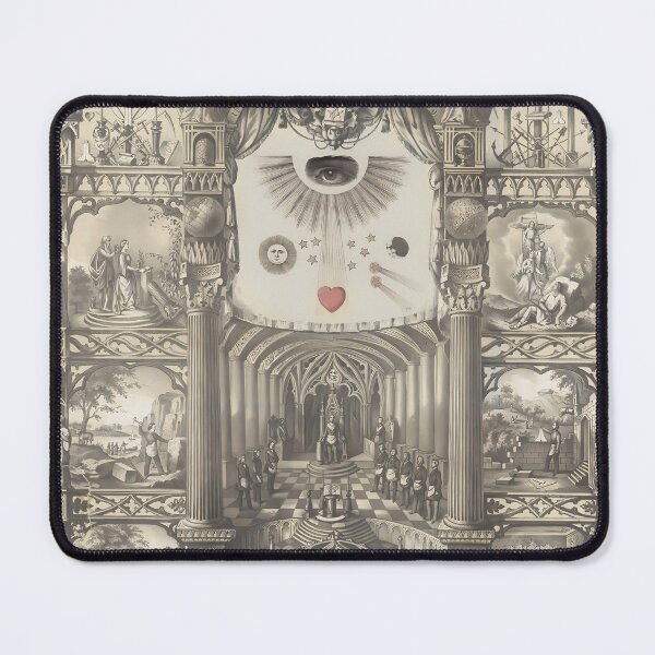 Item preview, Masonic Allegory: The Spiritual Edifice designed and sold by boazjachin.