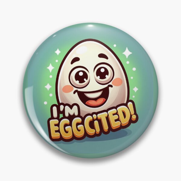 Item preview, I'm Eggcited! designed and sold by FrumTheMindOf.
