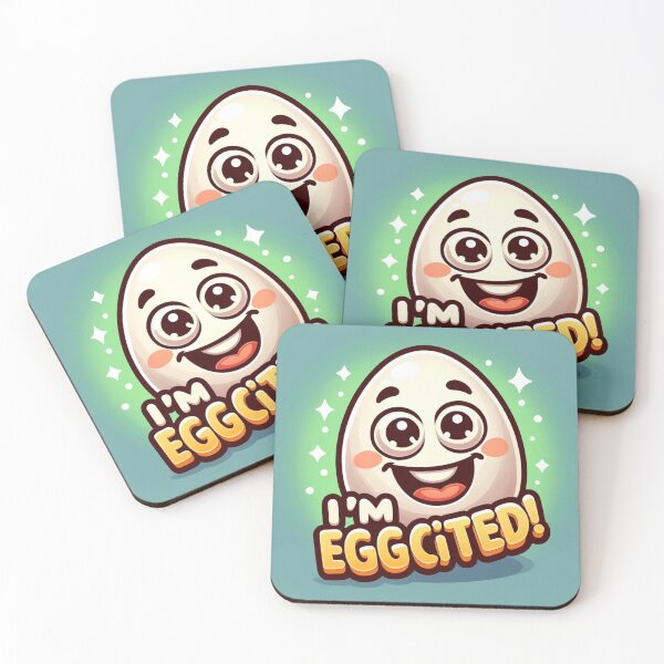 Item preview, I'm Eggcited! designed and sold by FrumTheMindOf.