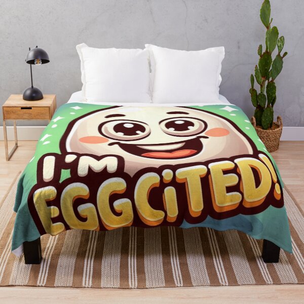 Item preview, I'm Eggcited! designed and sold by FrumTheMindOf.