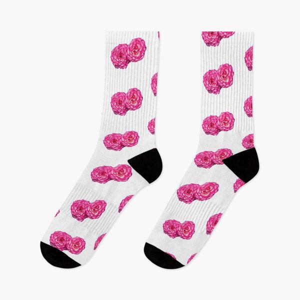 Item preview, Pink white roses sticker designed and sold by Lemon-Monday.