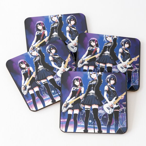 Item preview, Female Rock Band In Anime designed and sold by BETHLAURI.