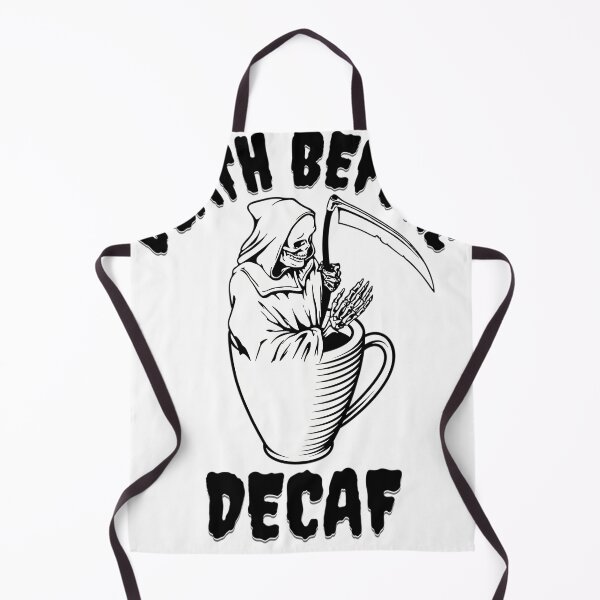 Item preview, Death Before Decaf Reaper Coffee Cup designed and sold by PepperBro25.