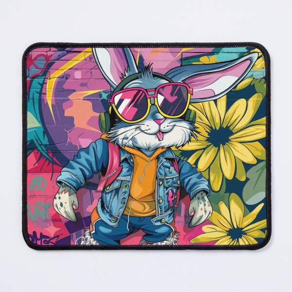Item preview, Rebel Bunny | Punk Vibes and Graffiti designed and sold by FairX.