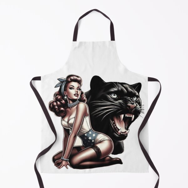 Item preview, “Feminine power incarnate: a woman and her black panther” designed and sold by CHRIST5000.