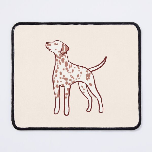 Item preview, Brown dalmatian dog art designed and sold by Mayarart.