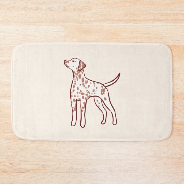 Item preview, Brown dalmatian dog art designed and sold by Mayarart.