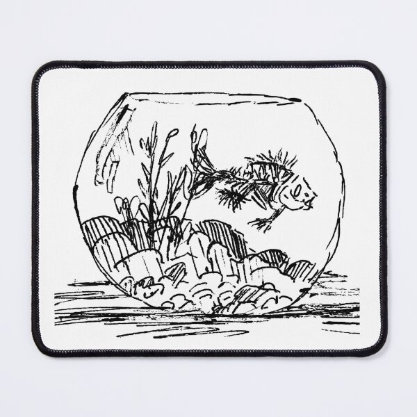 Item preview, #001 Skeleton Fish in Bowl designed and sold by Jasmine Froley.