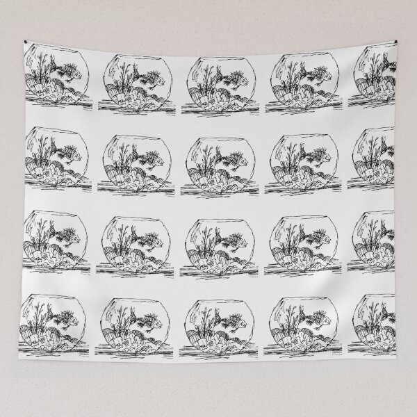 Item preview, #001 Skeleton Fish in Bowl designed and sold by Jasmine Froley.