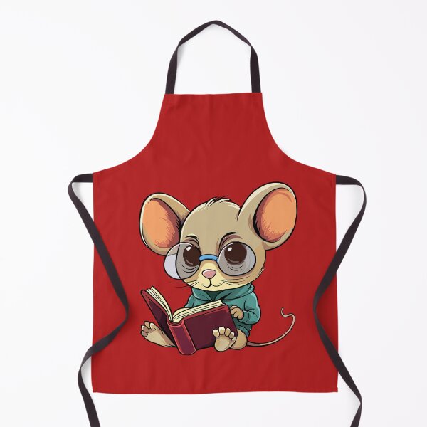 Item preview, Cute little mouse  reading a book. designed and sold by KojourinArt.