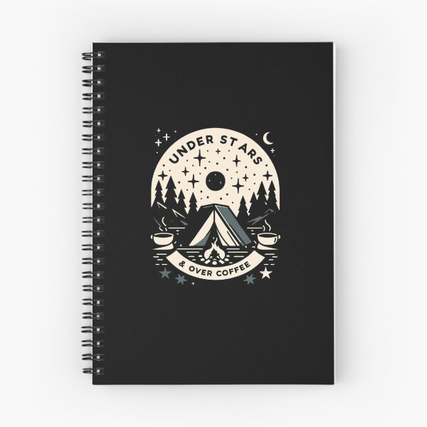 Item preview, Coffee and Camping Gift | Under Stars & Over Coffee designed and sold by runeroge13.