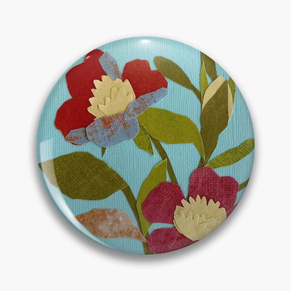 Item preview, Papercut Flowers - Scrapbook Paper Collage designed and sold by rooandjoo.