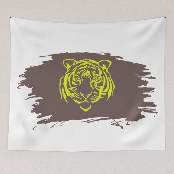 Item preview, neon color tiger designed and sold by tharusha fernando.