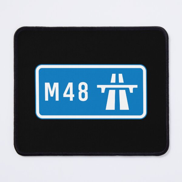 Item preview, Gloucestershire Bound - Blue M48 Motorway Sign designed and sold by WilliamsonMedia.