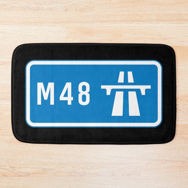 Item preview, Gloucestershire Bound - Blue M48 Motorway Sign designed and sold by WilliamsonMedia.