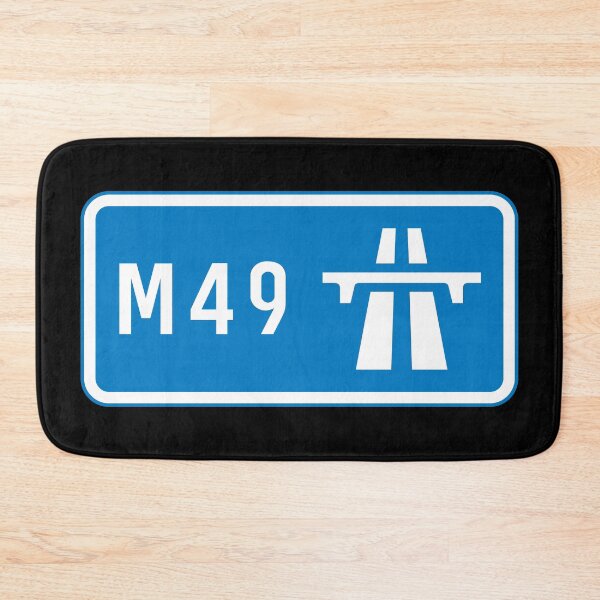 Item preview, Bristol Bound - Blue M49 Motorway Sign designed and sold by WilliamsonMedia.