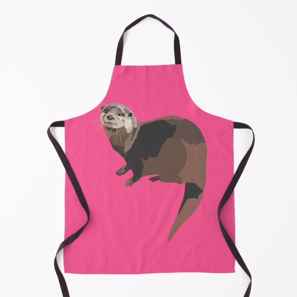 Item preview, A is for Asian Small Clawed Otter ,Asian Small-Clawed Otter – Playful and Intelligent River Mammal Illustration designed and sold by PrettylittlepastelUk.