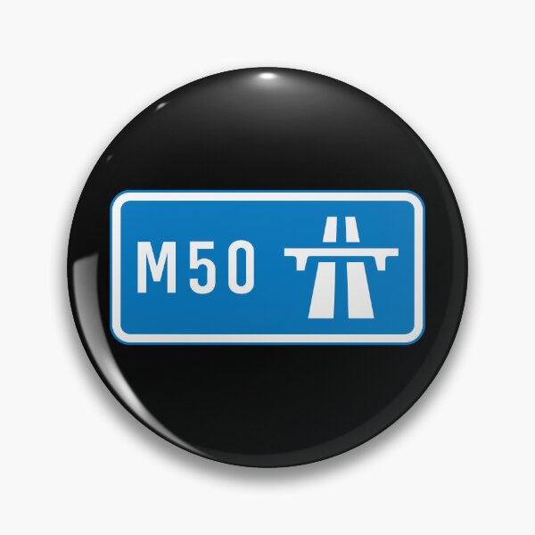 Item preview, Worcestershire, Gloucestershire, Herefordshire Bound - Blue M50 Motorway Sign designed and sold by WilliamsonMedia.