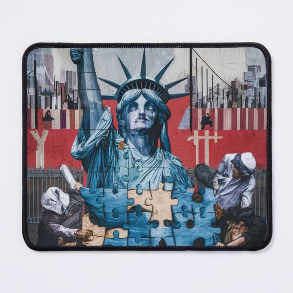 Item preview, Statue Of Liberty Stencil Graffiti designed and sold by Bomax121.