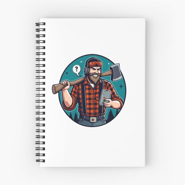 Item preview, Funny sticker with a lumberjack designed and sold by Pablos2224.