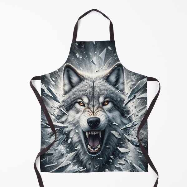 Item preview, The Wolf in the Crystal Storm designed and sold by Cerberus-Art.