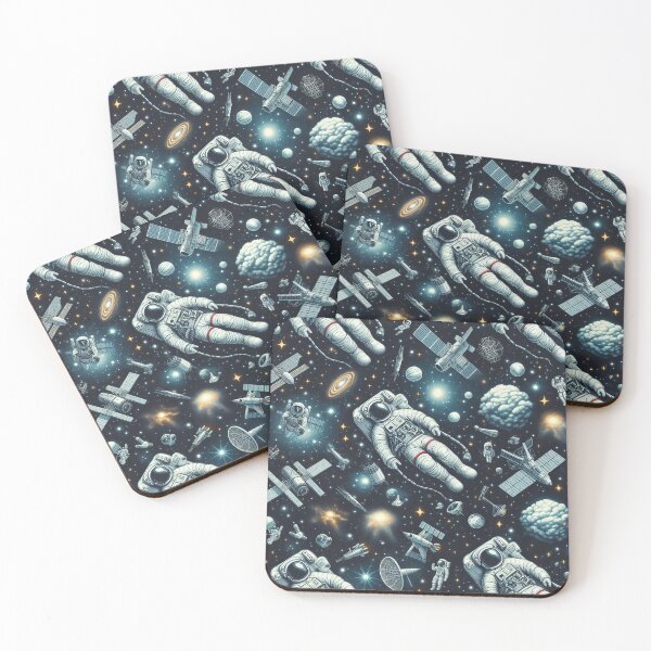 Item preview, Astronauts Adrift Cosmic Ballet in the Starry Expanse" designed and sold by ArtComixHaven.