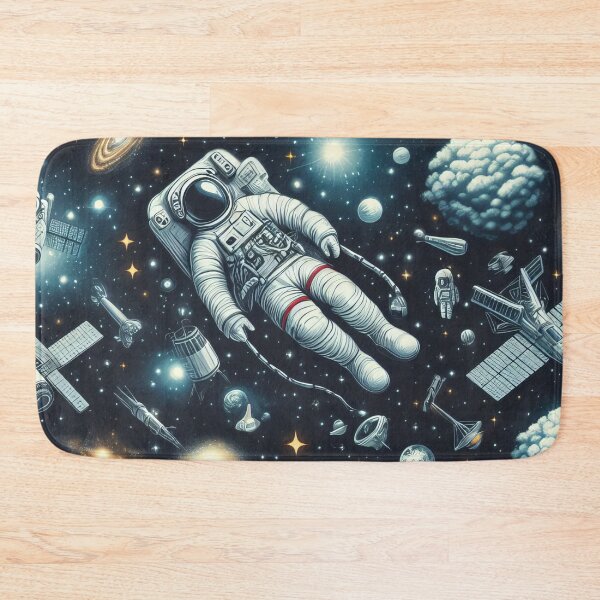Item preview, Astronauts Adrift Cosmic Ballet in the Starry Expanse" designed and sold by ArtComixHaven.