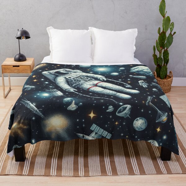 Item preview, Astronauts Adrift Cosmic Ballet in the Starry Expanse" designed and sold by ArtComixHaven.