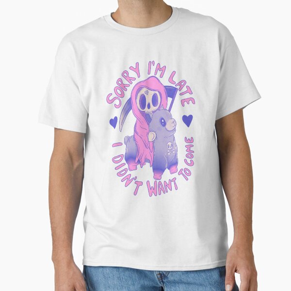 Item preview, Cute Grim Reaper on Llama - Sorry I’m Late, I Didn’t Want to Come designed and sold by Jess.a.creates.
