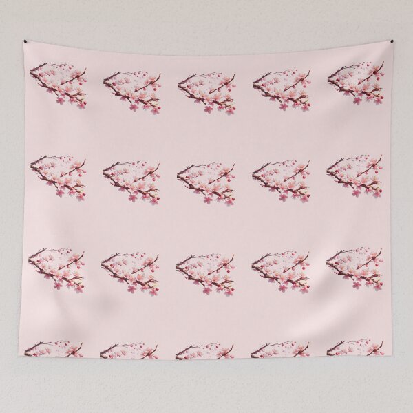 Item preview, Cute hanami cherry blossom branch in spring, Asia designed and sold by Coolparrotgirl.