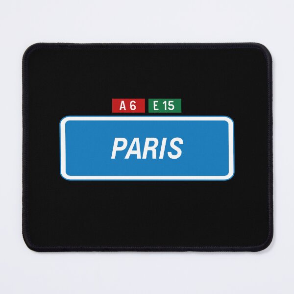 Item preview, Paris Bound - Blue A6 E15 Motorway Sign designed and sold by WilliamsonMedia.
