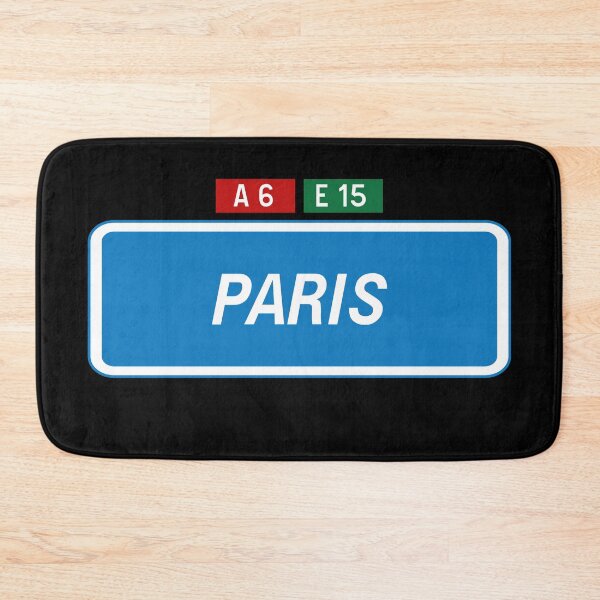 Item preview, Paris Bound - Blue A6 E15 Motorway Sign designed and sold by WilliamsonMedia.