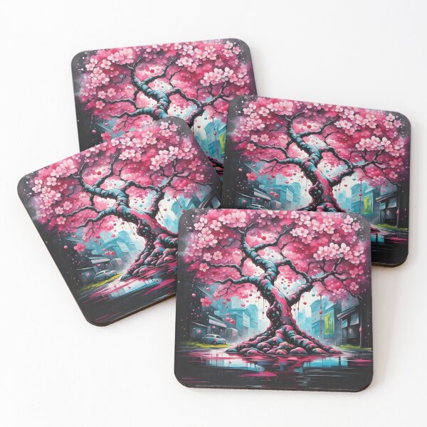 Item preview, Cute hanami cherry tree, cherry blossom  designed and sold by Coolparrotgirl.