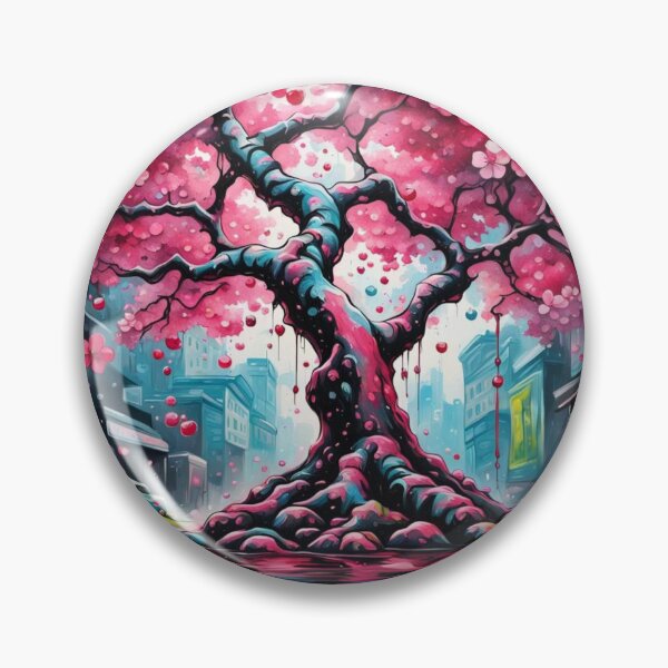 Item preview, Cute hanami cherry tree, cherry blossom  designed and sold by Coolparrotgirl.