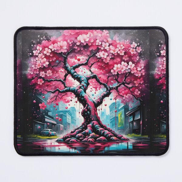 Item preview, Cute hanami cherry tree, cherry blossom  designed and sold by Coolparrotgirl.