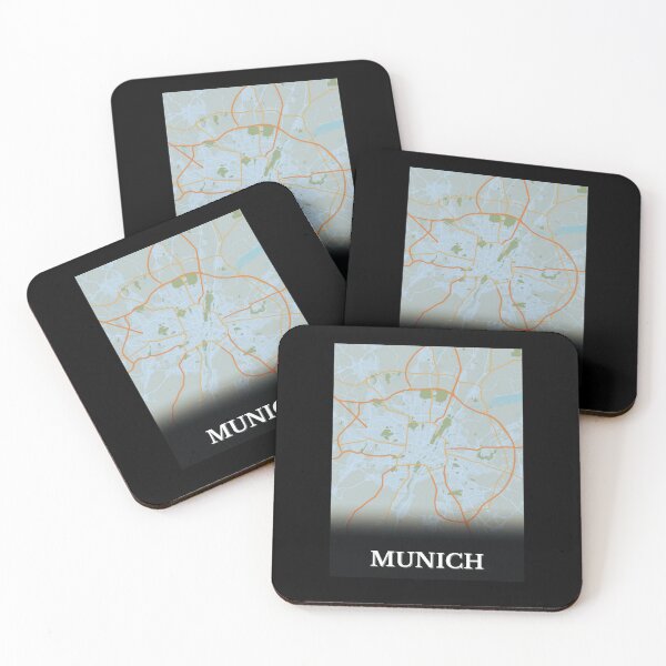 Item preview, Munich City minimalist map designed and sold by Diamaber.