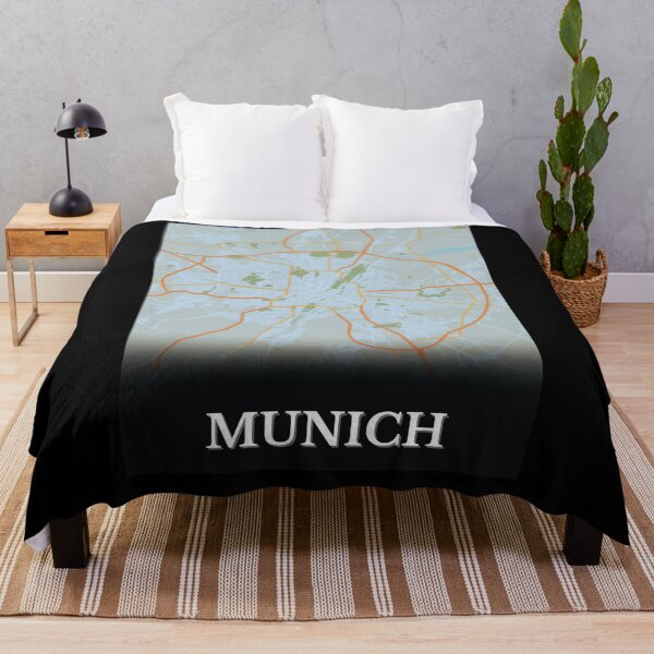 Item preview, Munich City minimalist map designed and sold by Diamaber.