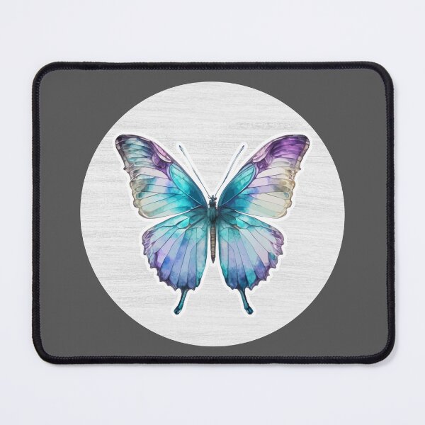 Item preview, Glasswing Butterfly Watercolor Drawing designed and sold by LivingColorful.