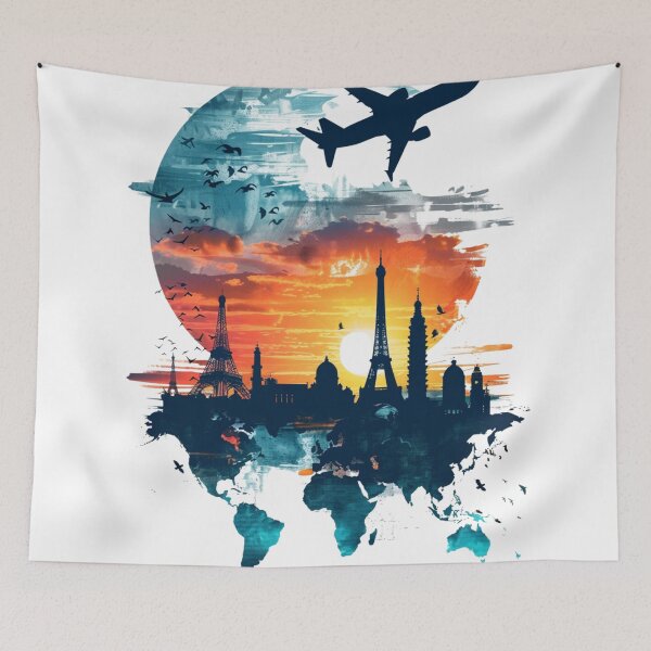 Item preview, World Traveller Design 1 of 5 designed and sold by Jenson Major.