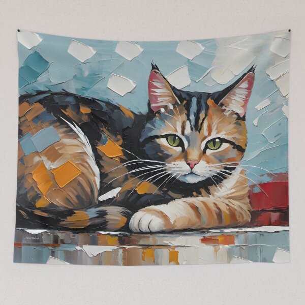 Item preview, A Cat in Abstract Feel designed and sold by Nira Dabush.
