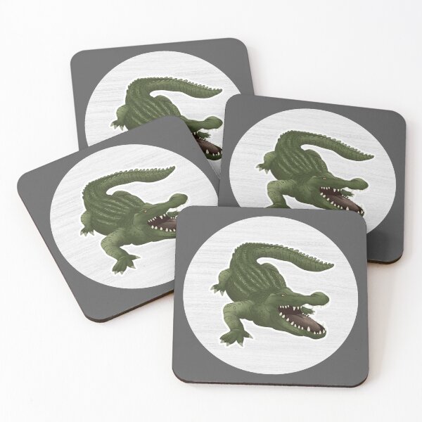 Item preview, Watercolor Drawing of a Crocodile designed and sold by LivingColorful.