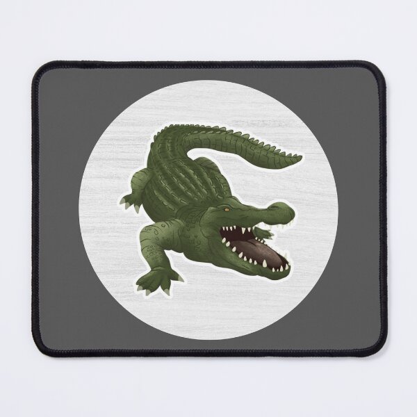 Item preview, Watercolor Drawing of a Crocodile designed and sold by LivingColorful.
