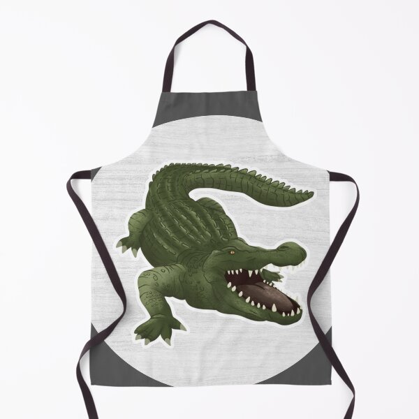 Item preview, Watercolor Drawing of a Crocodile designed and sold by LivingColorful.