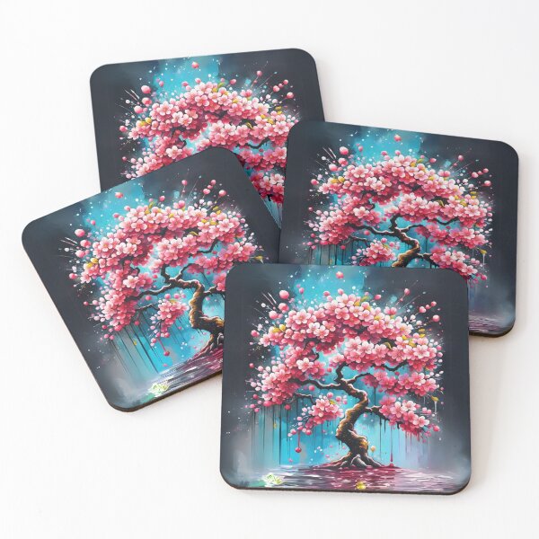 Item preview, Cute hanami cherry tree, cherry blossom  designed and sold by Coolparrotgirl.