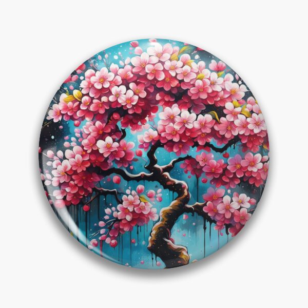 Item preview, Cute hanami cherry tree, cherry blossom  designed and sold by Coolparrotgirl.