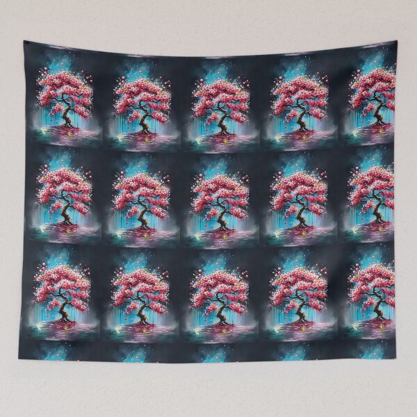 Item preview, Cute hanami cherry tree, cherry blossom  designed and sold by Coolparrotgirl.