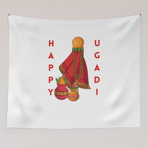 Item preview, Happy Ugadi Telugu New Year  designed and sold by 519xdesign.