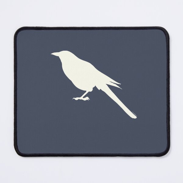Item preview, Majestic Magpie Bird Silhouette (White) designed and sold by badlydoodled.